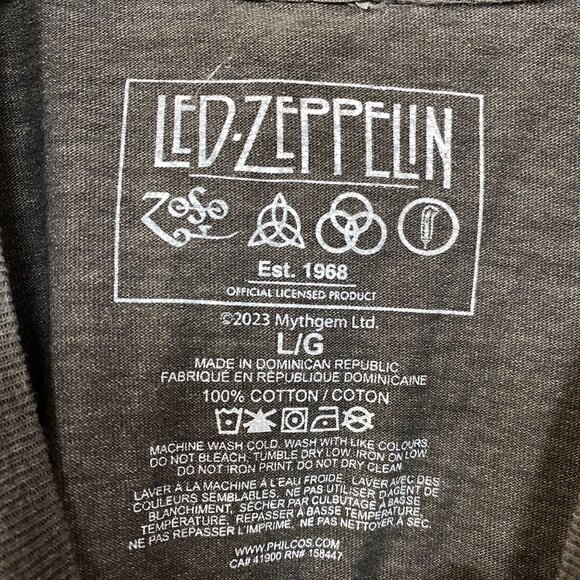 Led Zeppelin Fallen Angel Tshirt size Large - Picture 4 of 4